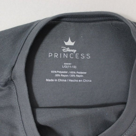 Disney Princess Womens Graphic Print Tee Short Sleeve Crew Neck T Shirt Size L - Picture 3 of 4